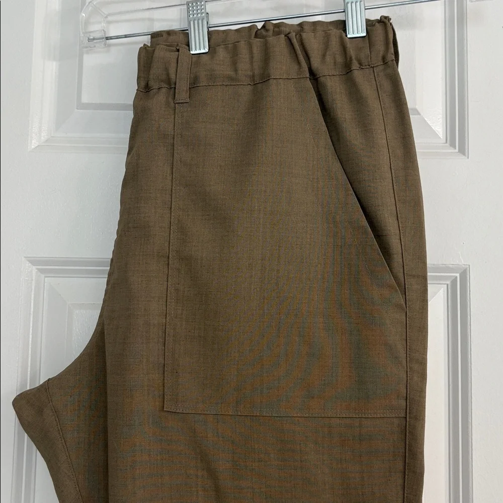 Re Clothing of Tokyo Men's Brown Casual Pants with Elastic/Drawstring Waist